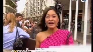 Jen Su at 64th Annual Cannes Film Festival - SABC 3 Expresso