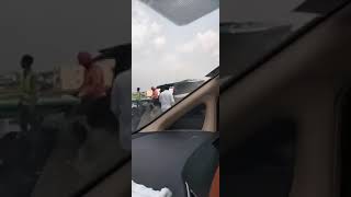 Range Rover on Fire at Cambodia Expressway 18-March-2023 (Part 2)