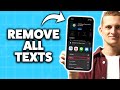 How To Delete All Imessages On iPhone 2026 (Step-By-Step Tutorial)