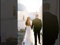 POV destination wedding in Santorini 💙