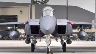 F-15 Afterburner Takeoffs At Seymour Johnson Air Force Base