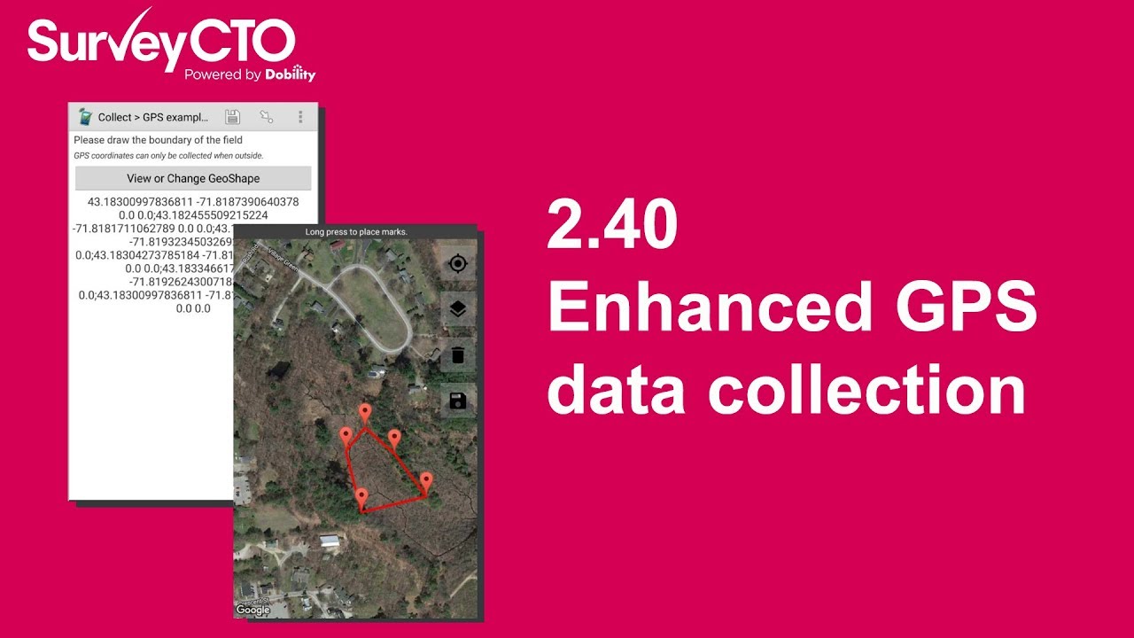 Enhanced Gps Data Collection Surveycto