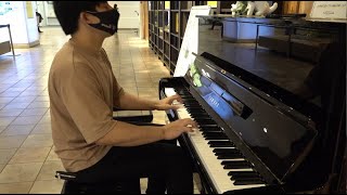 [Street piano] When I played the famous game BGM medley, the audience was 0... (sad)