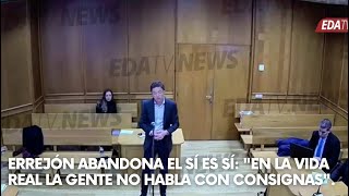 Errejón ABANDONA el SÍ es SÍ: \