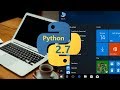 How To Get Input From The User Using Raw Input On Python 2.7.15 In Windows 10 And Mac OS X #16