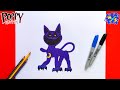 How to Draw Monster Catnap || Poppy Playtime