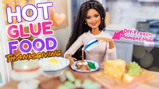 Let’s Make Dollhouse Miniatures Using Hot Glue: DIY Frozen Moments Minis Doll Food
