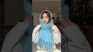 3種圍巾圍法🧣 3 ways to style a scarf #winterfashion #scarf