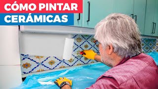 Cómo pintar cerámicas o azulejos en la cocina