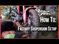 Honda Africa Twin - Factory Suspension Setup