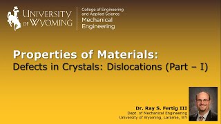 3.2a: Defects in Crystals (Dislocations - Part I)