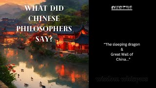 Ancient Chinese Quotes | Philosophers Lessons