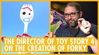 Find Out How Forky Was Created - Josh Cooley, Jonas Rivera & Mark Nielsen  - Toy Story 4 Interview
