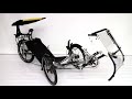 recumbent trike with weather protection veltop expedition