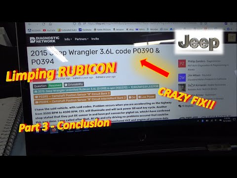 CRAZY Conclusion! Limping Jeep RUBICON – Part 3 (P0390, P0394)