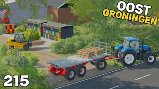 Heel Veel Pallets Verkopen & Hooibalen Maken | Oost-Groningen #215 | FS22