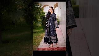 ASIM jofa latest lawn stitched suit #fashion #onlineshopping #shorts #womensclothing