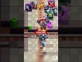 p.e.k.k.a and wizard vs mega knight and firecracker minion horde inferno dragon😱clash royale short