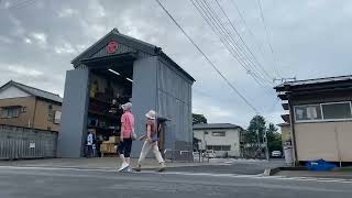 【LIVE編】佐原の大祭準備状況の様千葉県香取市 2022年7月15日6:00~