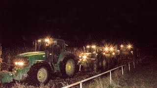 WPADKA -500 km  vs Claas Lexion w błocie - JD 6820 ,JD 6150M,Fendt