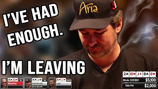 Phil Hellmuth LEAVES After Losing to Billionaire Friend | Hand of the Day presented by BetRivers