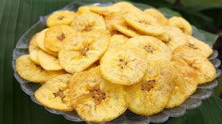 Banana chips !  ငှက်ပျောသီးစိမ်း အကျွတ်ကြော်  / ငှက်ပျောကြော်