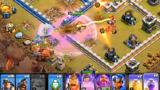 Strategi Queen Walk Miner Hog || Base TH 14