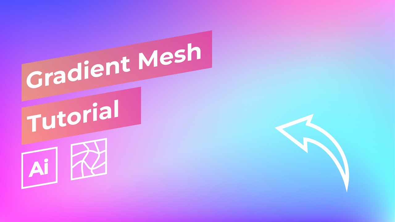 How To Use Gradient Mesh To Make Background Adobe Illustrator