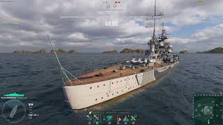 Scharnhorst (Шарнхорст) в World of Warships немецкий премиумный линкор VII уровня