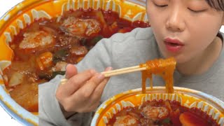 [먹방] 오늘은 엽닭이닭! | 국밥처럼 퍼먹는 엽기닭볶음탕 | ASMR TTEOKBOKKI SPICY HOT CHICKEN REAL SOUND EATING SHOW