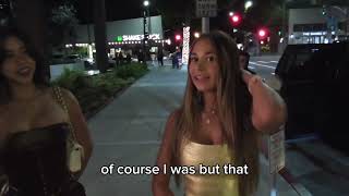 Sophie Rain and Aishah Sofey were spotted leaving a popular Los Angeles.