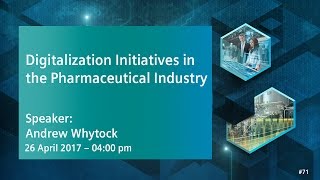 Digitalisierung in Pharma | 26 April 2017 - 4:00 pm