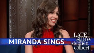 Miranda Sings Gives Birth On The Stephen Colbert Show To A Hairy Squash