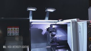 High-Intensity-Lighting for Lathes - Haas Automation Option Spotlight