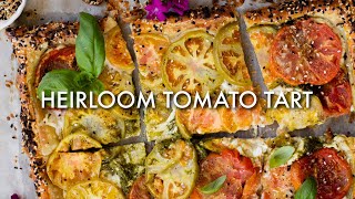 Heirloom Tomato Tart | This Savory Vegan