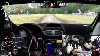 Barum Czech Rally Zlin 2018 SS2 Brezova onboard No.100月童\u0026麒霖