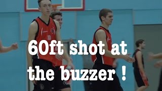 Aistis Keliauskas' crazy shot at halftime buzzer