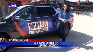 StormTracker 31 and Grace Anello at Toyota Field for the 4th of July