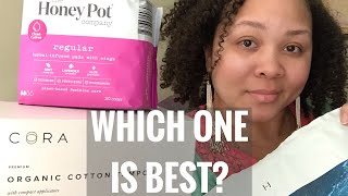 Details On The BEST Organic Pads \u0026 Tampons On The Market!!! [Review] #femininecare | JessALifestyle