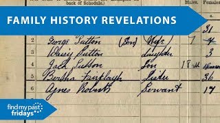 Family History Revelations | Findmypast Fridays 3 August 2018