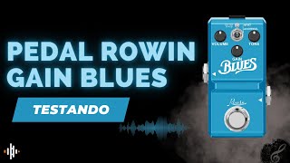 Pedal ROWIN Gain Blues para Guitarra e Violão