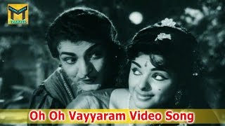 Oh Oh Vayyaram Video Song || Mangamma Sapatham Movie || NTR, Jamuna