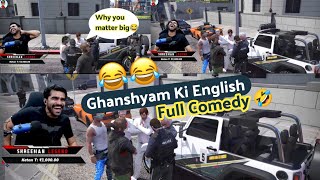 Ghanshyam Ki English Full Comedy😂 | TLRP GTA5 | Shreeman Legend  | Bandhilki