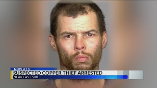 Indy man charged with stealing thousands of pounds of AT&T copper wire from utility poles