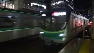 東京ﾒﾄﾛ千代田線16000系急行「伊勢原行き」町田駅到着