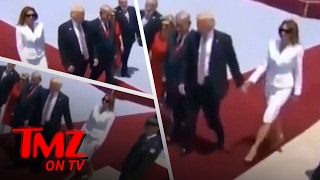 Melania Trump Gives The Presidents Hand A Slap | TMZ TV
