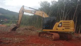 CAT 320GC ขุดตอยาง