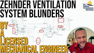 Bizarre Ventilation System Design: Zehnder ERV Layout by Licensed Mechanical Engineer