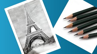 #eiffeltower drawing part-1#how to draw#drawing of eiffel tower step by step