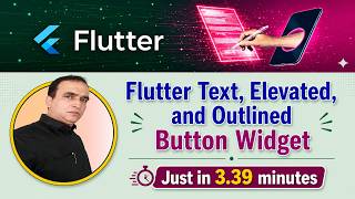 18. Flutter TextButton, ElevatedButton & OutlinedButton | Elevated and Outline Button in Flutter